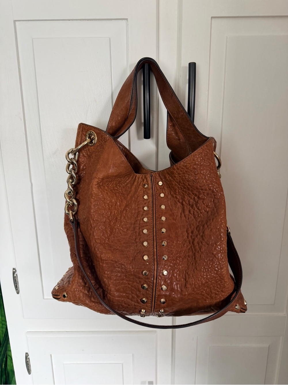 Michael Kors Tan Astor Leather Tote - Picture 3 of 7